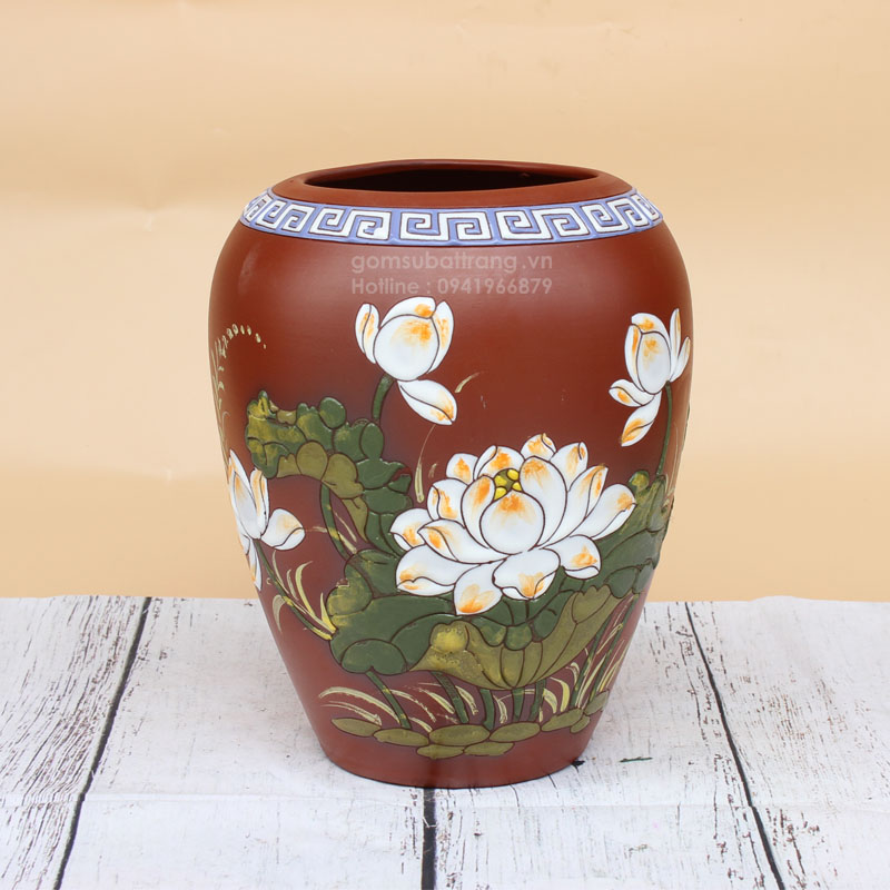 Lọ hoa gốm thủ công