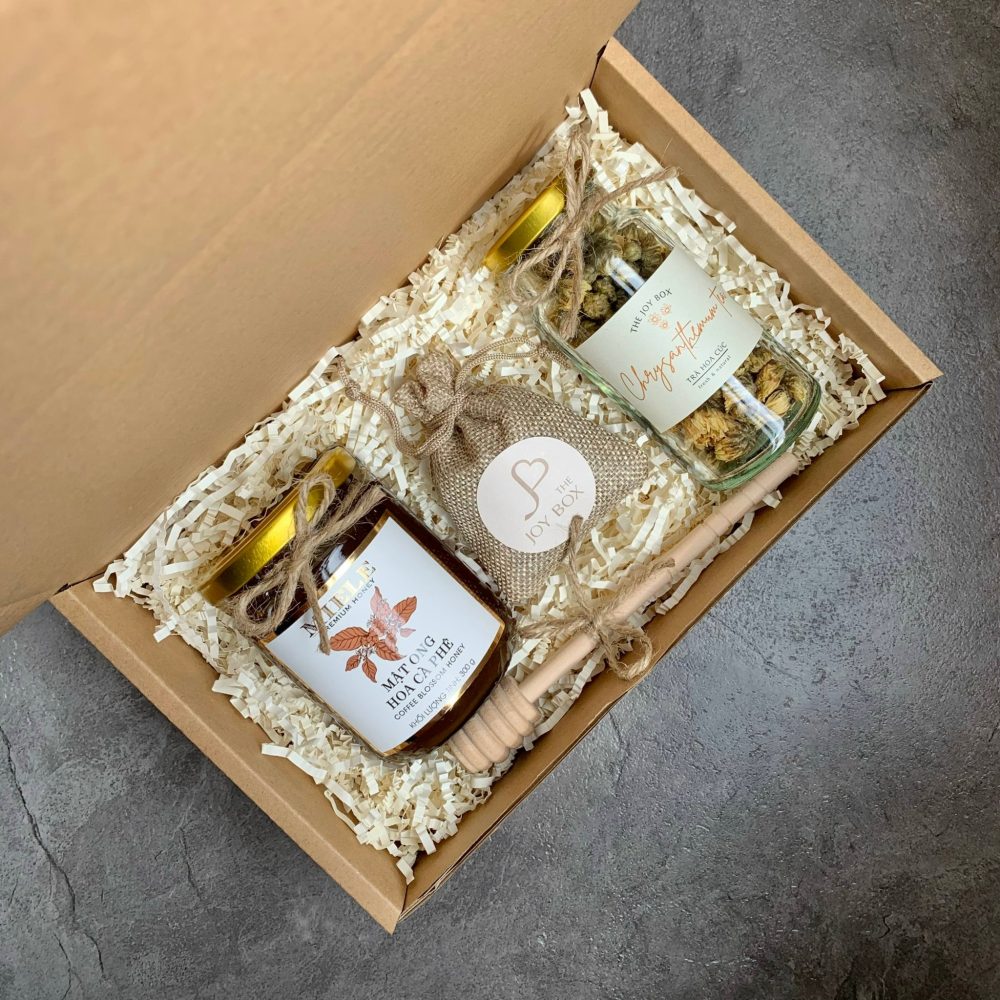 Set Quà Tết Sức Khỏe (yến + mật ong + hạt)